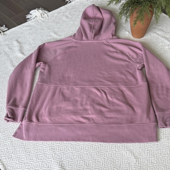 ATHLETA COZY KARMA LONGER HOODIE Sugarplum Mauve Size L - Picture 8 of 12